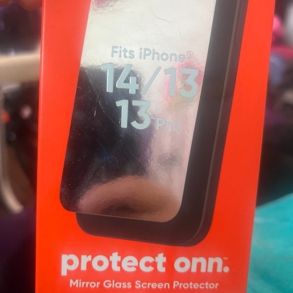 iPhone 14/13 Pro Mirror Glass Screen Protector - Picture 2 of 4